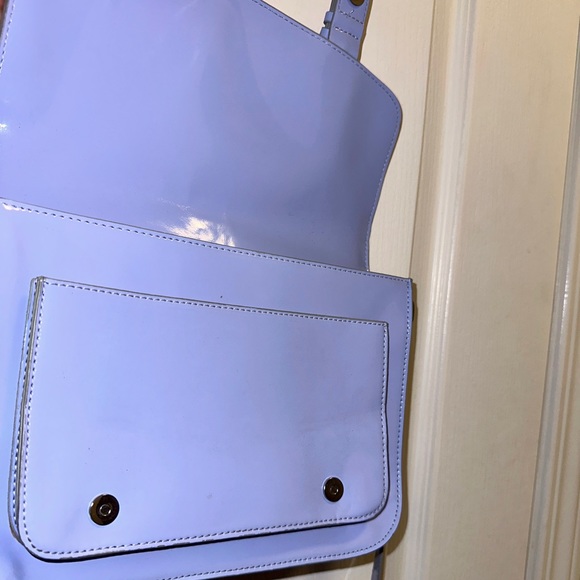 Heys Luggage Sky Blue Satchel Purse - Picture 4 of 5